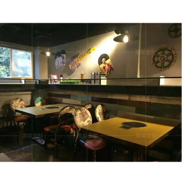 Smokeless Electric Korean BBQ Grill Restaurant Table