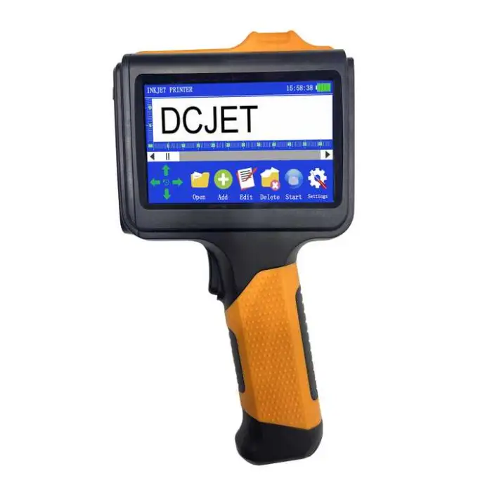 Handheld Electric Printing Machine Intelligent Touch Screen Print Date Logo Label Professional Coding Machine