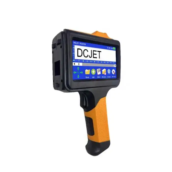 Handheld Electric Printing Machine Intelligent Touch Screen Print Date Logo Label Professional Coding Machine