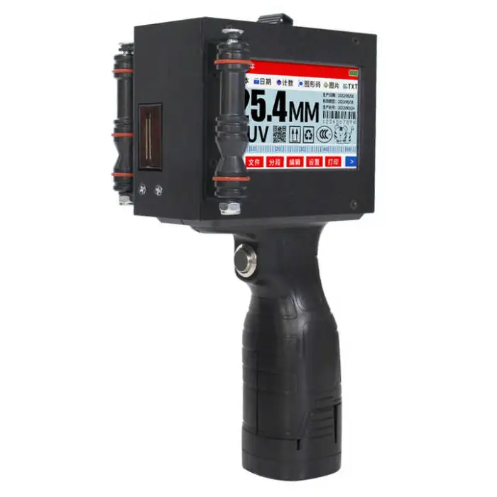 Portable Expiry Date Code Handheld Tij Inkjet Printer for