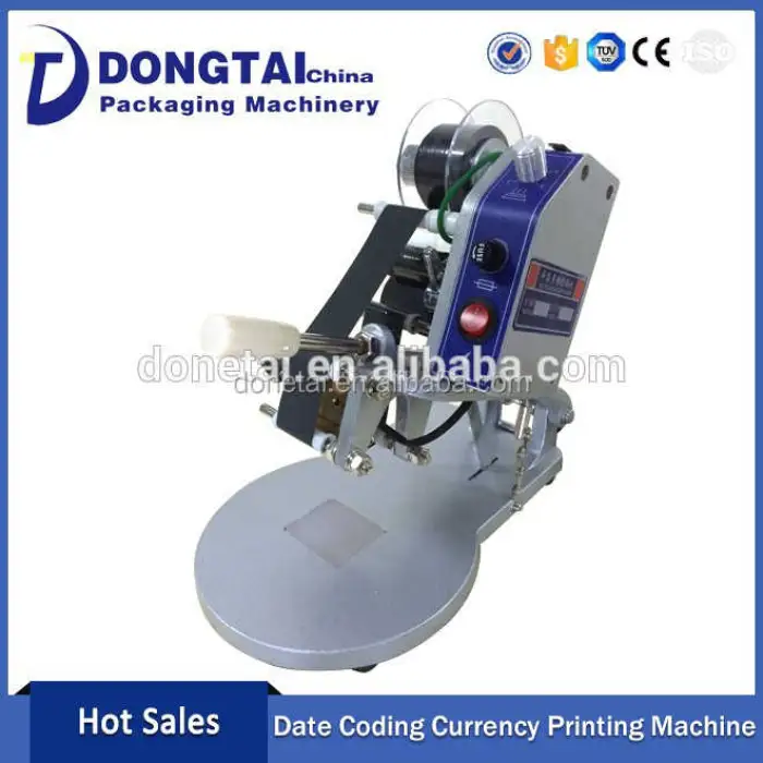 Date Coding Currency Printing Machine