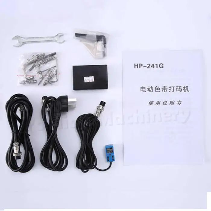 HP-241 Pouch Date Printer 3 Lines Colour Ribbon Printing Machine Expiration Date Printer Coding Machine