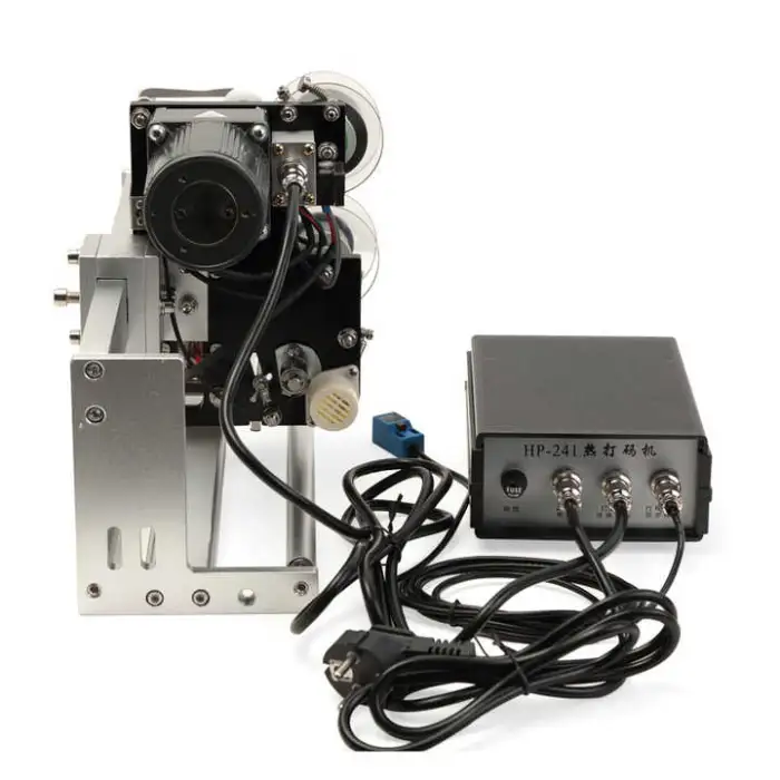 Plastic Bag Carton Card Coding Machine Date Printer Synchronous Ribbon Coding Machine Tracking Automatic Coding Machine