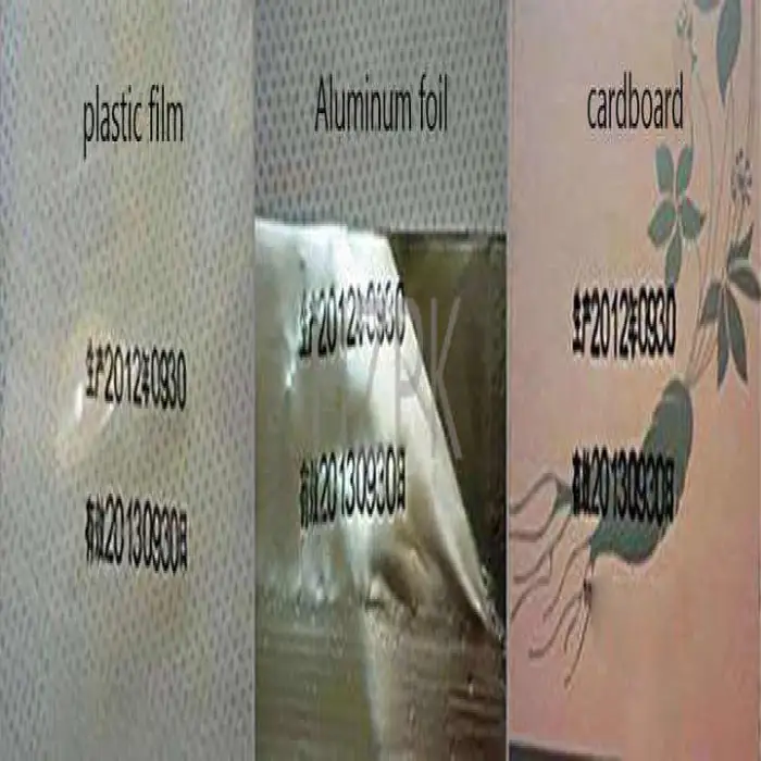 HZPK HP 241  Stamping Aluminum Foil Paper Sheet Plastic Film Bag Printing Ribon Coding Machine Expiry Date Semi Automatic