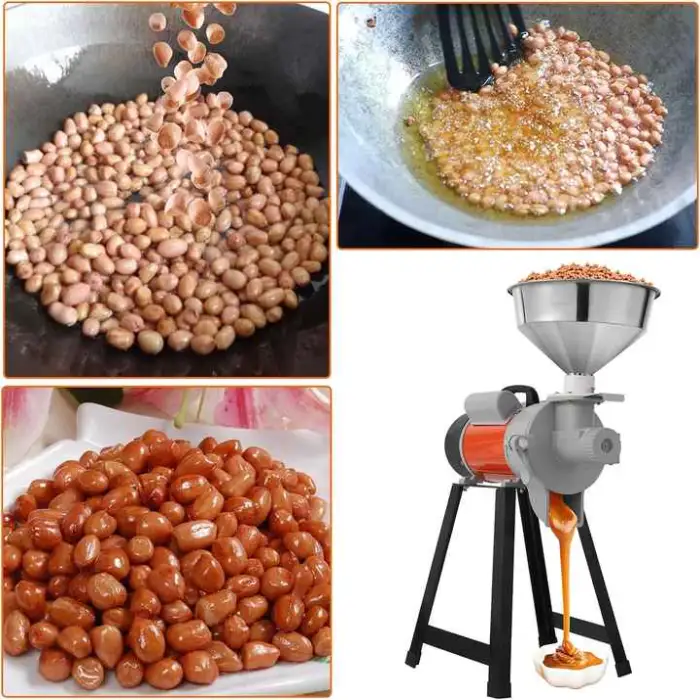 Commercial Automatic Soybean Maker Peanut Sesame Soya Milk Butter Powder Making Machine
