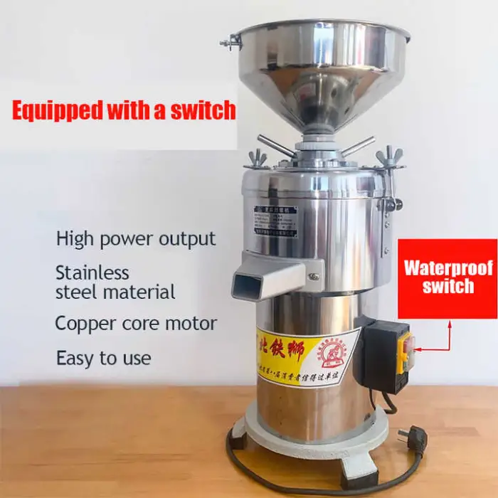 Home Use Dry and Wet Grain Grinder 160 Type Peanut Butter Machine Small Peanut Butter Making Machine