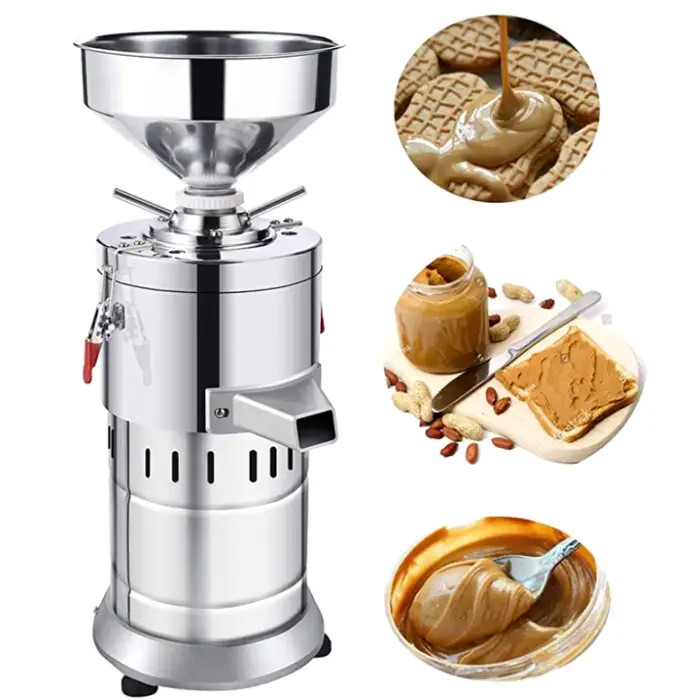 2021 Large Capacity Cashew Nuts Butter Machine Industrial Automatic Peanut Butter Grinder Almond Butter Maker Machine