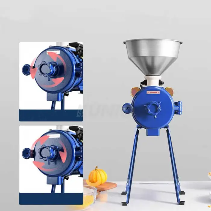 Grain Corn Crusher Chili Sauce Grinder Machine Wet and Dry Crusher