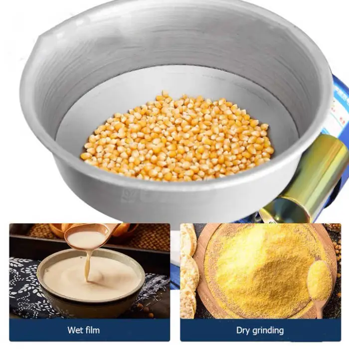 Grain Corn Crusher Chili Sauce Grinder Machine Wet and Dry Crusher