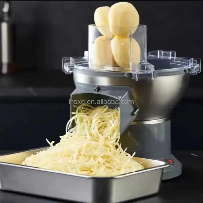 Catering Stores, Kindergartens, and Canteens Use Vegetable Dice, Slicing, and Shredding Machines