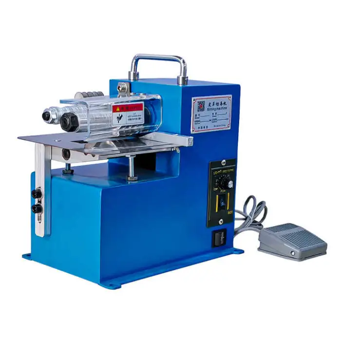 Automatic Leather Cutting Machine for Shoe Leather Belt Splitting & Strip Production