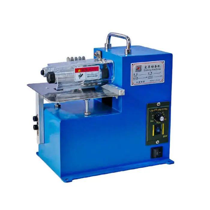 Automatic Leather Cutting Machine for Shoe Leather Belt Splitting & Strip Production