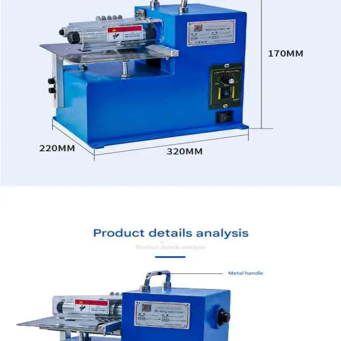 Automatic Leather Cutting Machine for Shoe Leather Belt Splitting & Strip Production