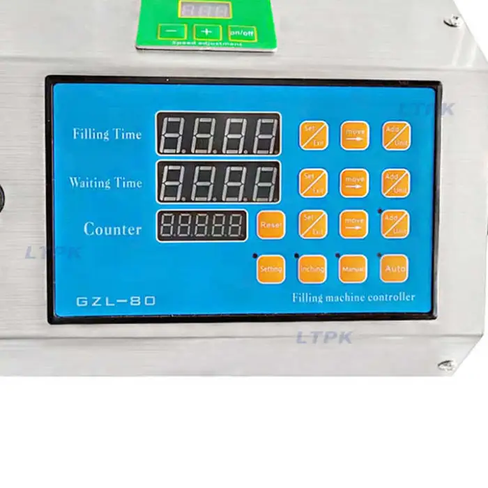 LT-PP50 Single Head 650ml Peristaltic Pump Filling Machine Small Electric 1 Nozzle Milk Oil Perfume Acetone Makeup Pack Machine