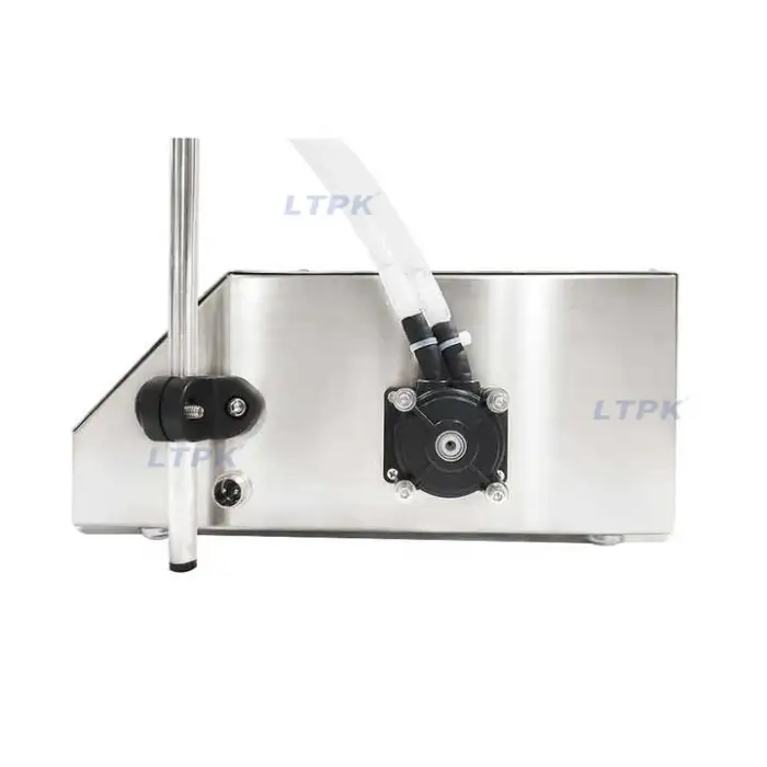 LT-PP50 Single Head 650ml Peristaltic Pump Filling Machine Small Electric 1 Nozzle Milk Oil Perfume Acetone Makeup Pack Machine
