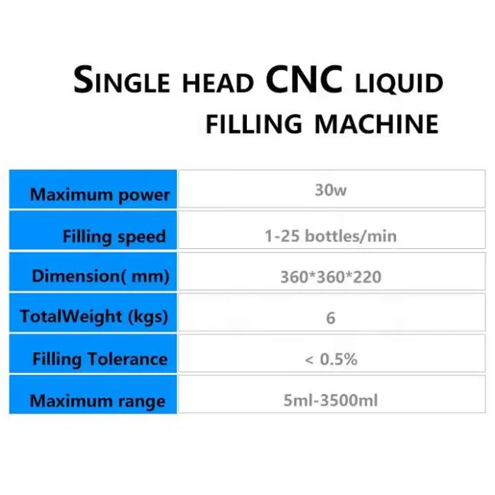 Electric Digital Control Pump Bottle Liquid Filling Machine Small for Perfume Water Juice Oil Perfume Machine Full Automatic