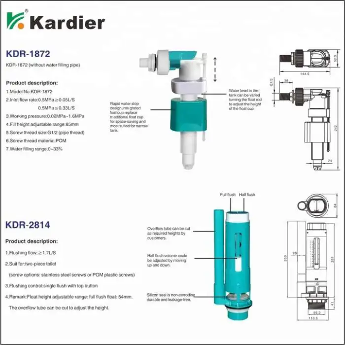 Glass Cover in Wall Toilet Cistern Concealed Flush Tank for Wall Hung WC