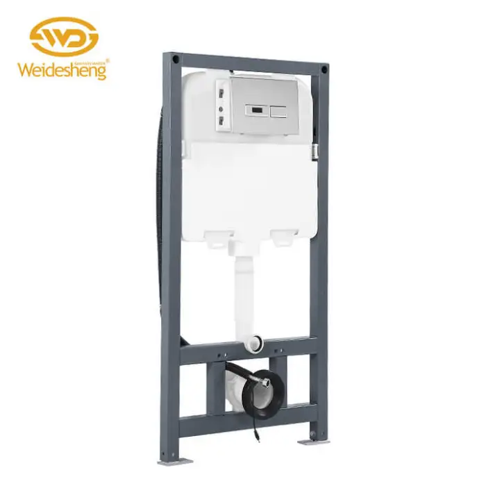 Design Wall Mounted Toilet Water tank Water Saving Plastic Cistern tank for Wall Hung Toilet