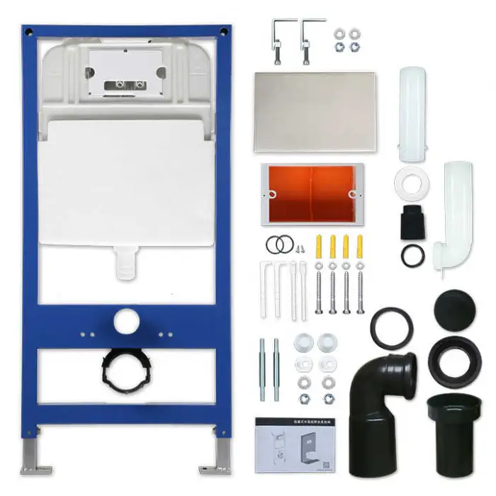 Squatting Pan With Battery Sensor Concealed Toilet Cistern