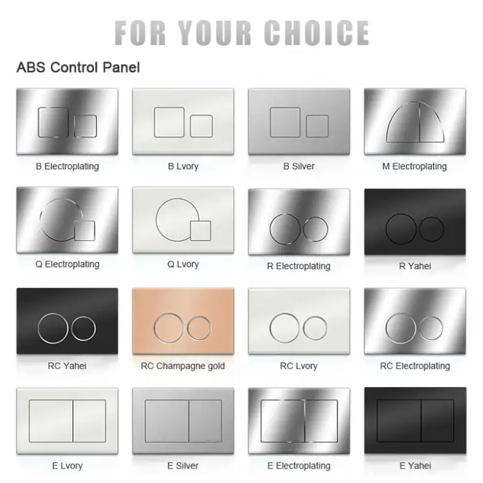 Squatting Pan With Battery Sensor Concealed Toilet Cistern