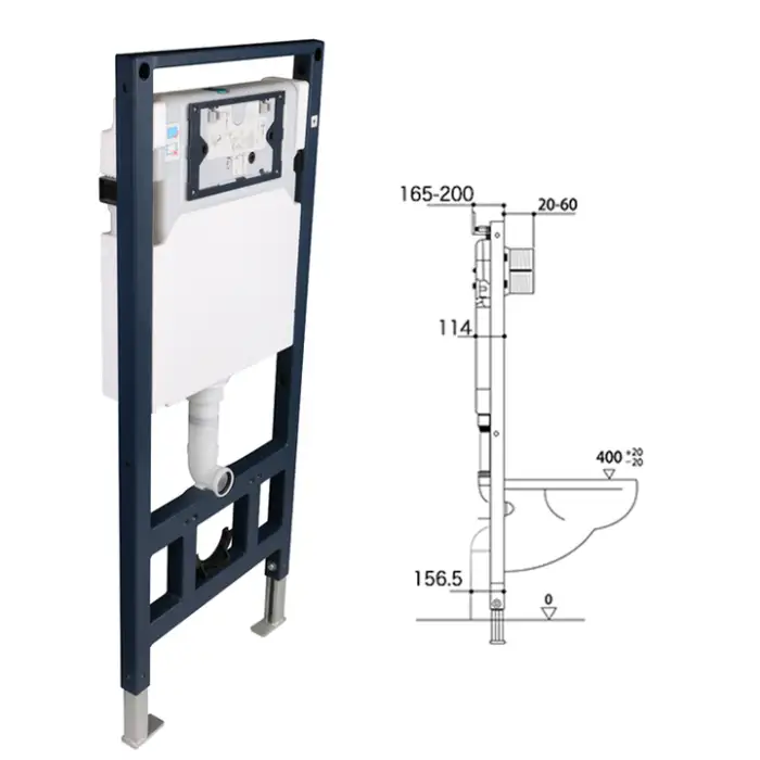 Wc Inwall Toilet Wall Mounted Concealed Flushing Toilet Tanks