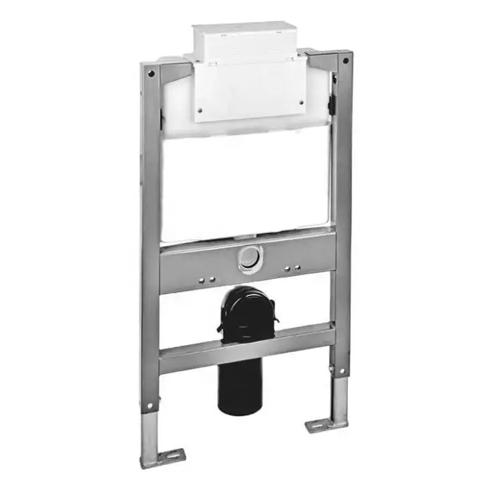 Modern Design Wall Hung Ceramic Toilet Concealed In-Wall Dual Push Button Dual Flush Plate