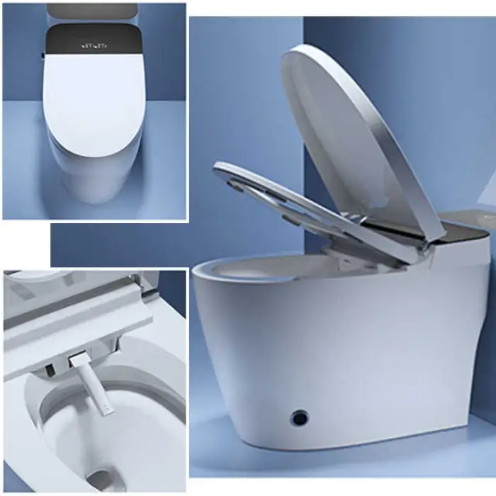 Warm air Drying Automatic Bidet Smart One Piece Toilet Bowl Ceramic Smart Toilet