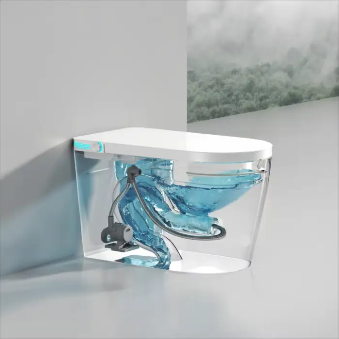 Chaozhou  Bathroom Sanitary Ware U Shape Automatic Sensor Smart Toilet