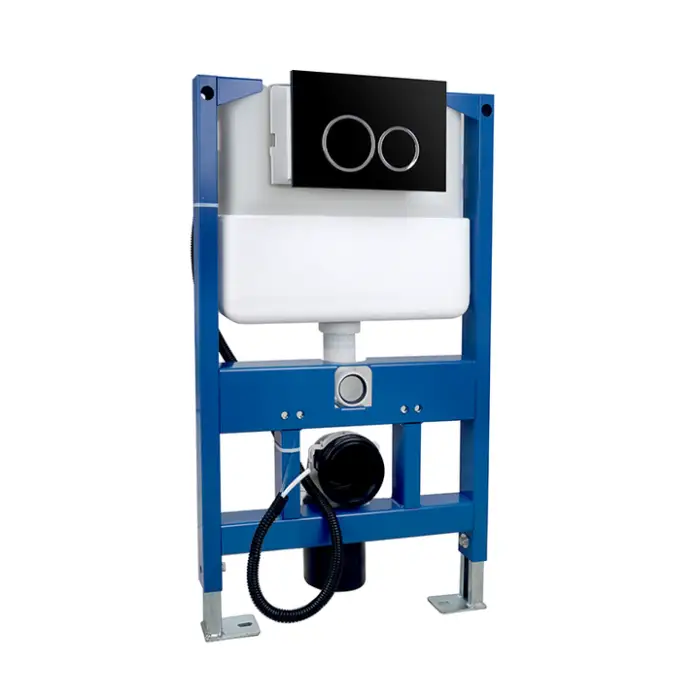 Bathroom Hidden Water Tank Plastic P Trap Dual Flush Concealed Cistern for Wall-hung Toilet