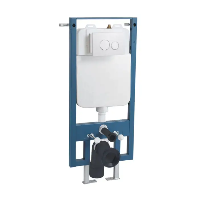 Bathroom Hidden Water Tank Plastic P Trap Dual Flush Concealed Cistern for Wall-hung Toilet