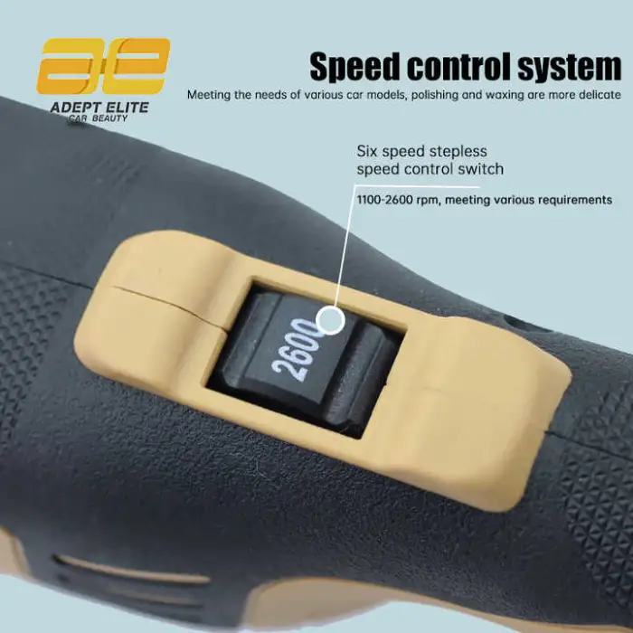 480W High Speed Gold Rotary Car Polishing Machine Lithium Battery Ro Car Polisher Buffing Machine