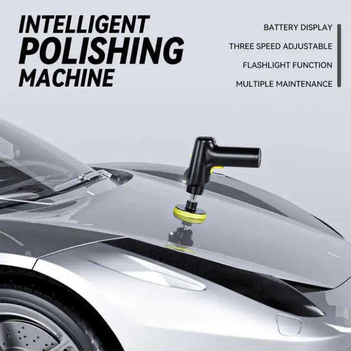 Portable Mini Cordless Car Waxing Polisher 4000mAh Battery Electric Car Polisher Machine Cordless Car Polisher