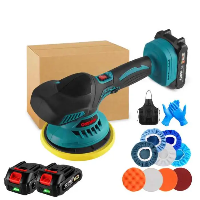 Cordless Car Polisher Electric Polisher Wireless Automobile Car Polishing Sealing Glaze Machine for Makita 18v Battery