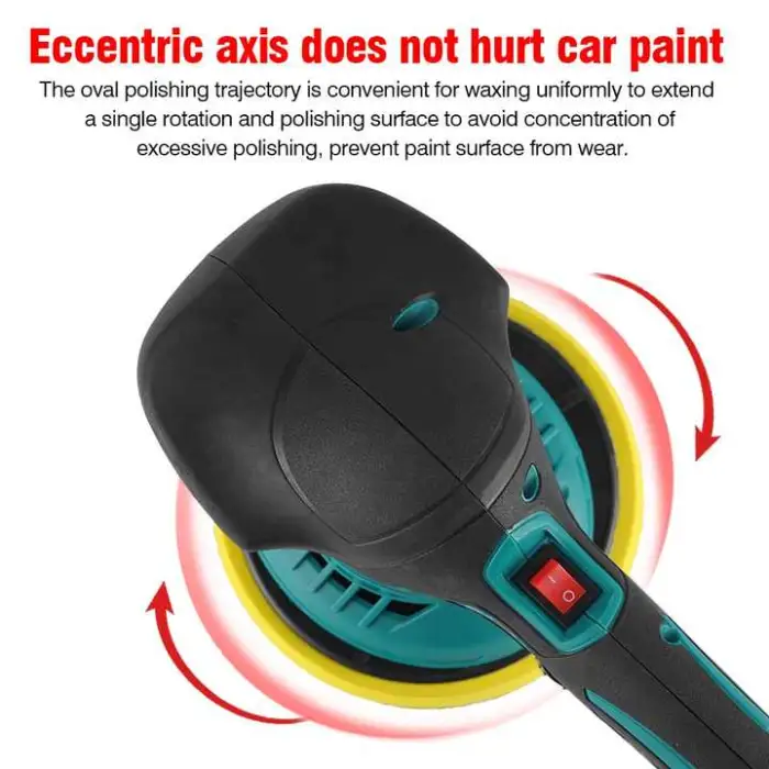 Cordless Car Polisher Electric Polisher Wireless Automobile Car Polishing Sealing Glaze Machine for Makita 18v Battery