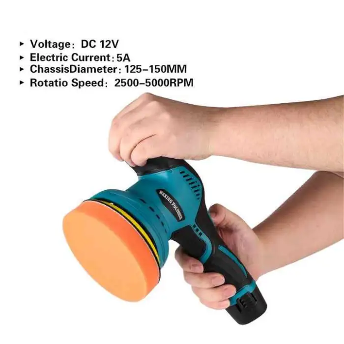 130w Lithium-ion Waxer Repair Scratch Waxing Small Home Rechargeable Wireless Car Polisher