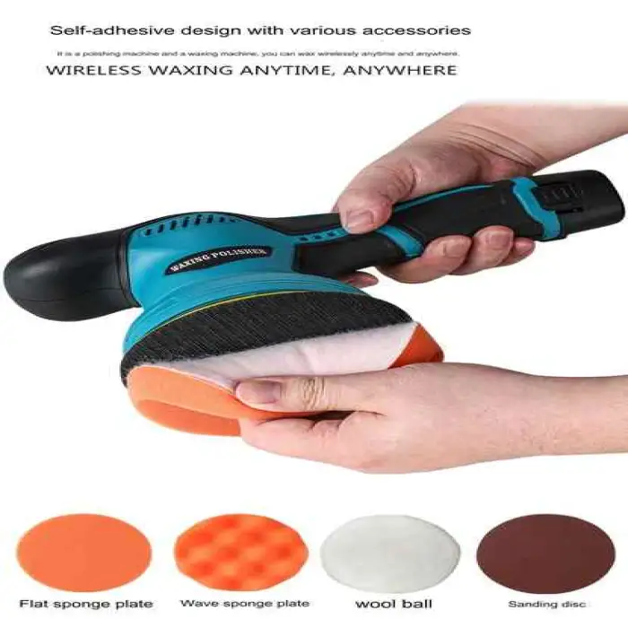 130w Lithium-ion Waxer Repair Scratch Waxing Small Home Rechargeable Wireless Car Polisher