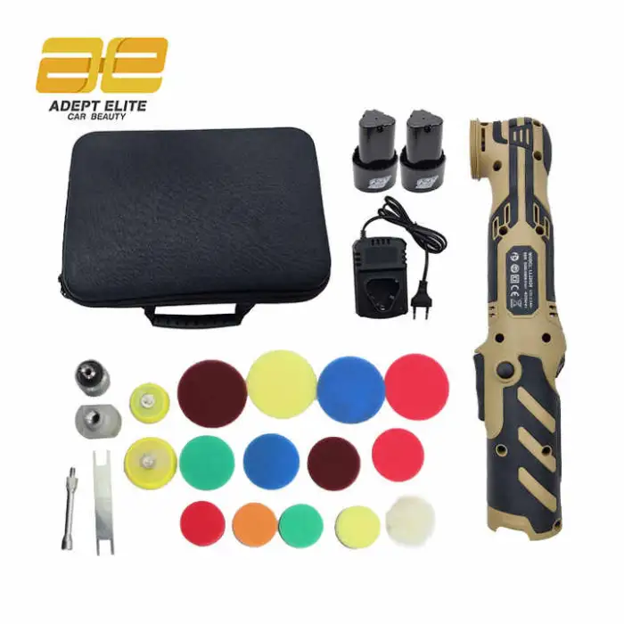 12V Dual Action Rotary Electric Car Polisher Machine Multifunctional Eccentric Straight for Car Polishing