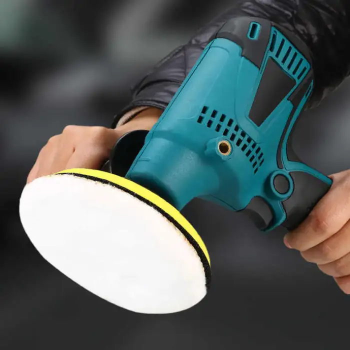 Electric Car Polishing Machine Speed Adjustable Control Vacuum Function Eccentric Grinding Electric Sander Power Tools Polisher