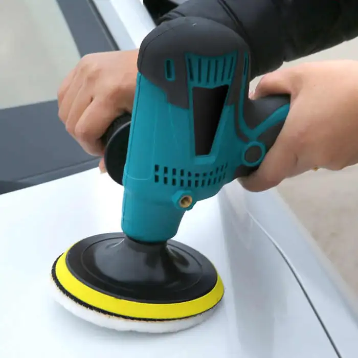 Electric Car Polishing Machine Speed Adjustable Control Vacuum Function Eccentric Grinding Electric Sander Power Tools Polisher