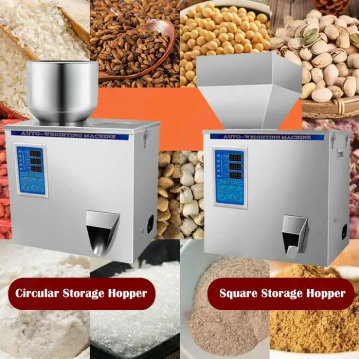 Automatic Nuts Grain Salt Sugar Sachet Coffee Powder Granule Tea Leaf Hardware Table Top Racking Weighing Filling Machine