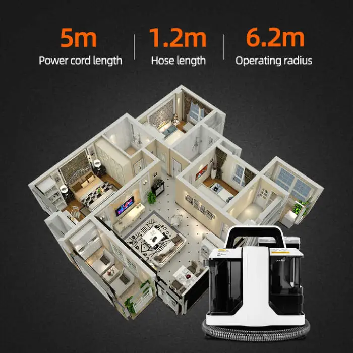 Small Fabric Sofa Cleaning Machine Clean in One Step Electric Cleaning Brush Smart Home Appliances