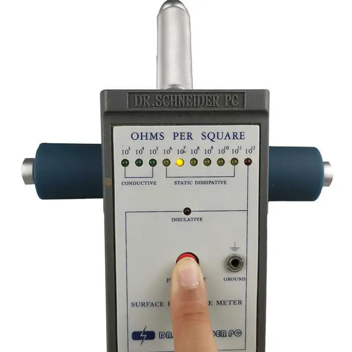 PCB Dust Removal Reusable 12inch Alloy Handle Cleanroom Anti Static ESD Rubber Sticky Roller