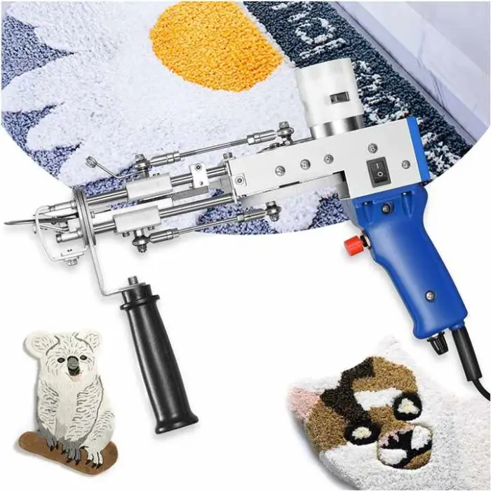 Tufting Carpet Weaving Machine Electric Rug Tufting Gun Machine for Carpet Tufting Gun 2 in 1 Carpet Making Machine
