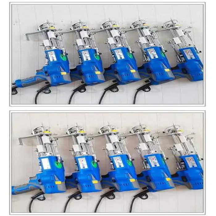 AK-V Electric Tufting Machine 2 in 1 Carpet Weaving Machine Hand Tufting Gun Cut Pile Rug Carpet Hand Tufted Gun for Rug Carpet