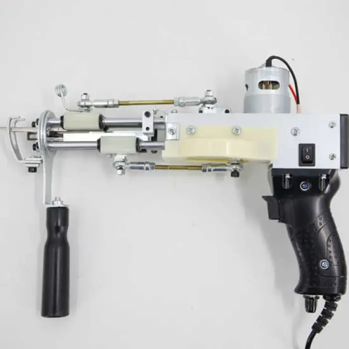 Charmkey Two-in-one Electric Tufting Gun Cut Pile and Loop Pile Rug Tufting Gun Knitting Embroidery Machine Carpet