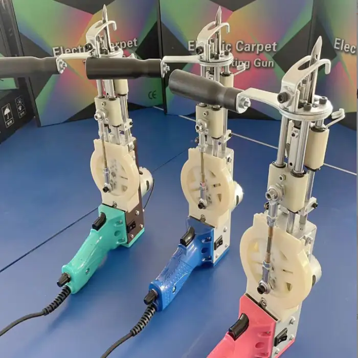 Charmkey Two-in-one Electric Tufting Gun Cut Pile and Loop Pile Rug Tufting Gun Knitting Embroidery Machine Carpet