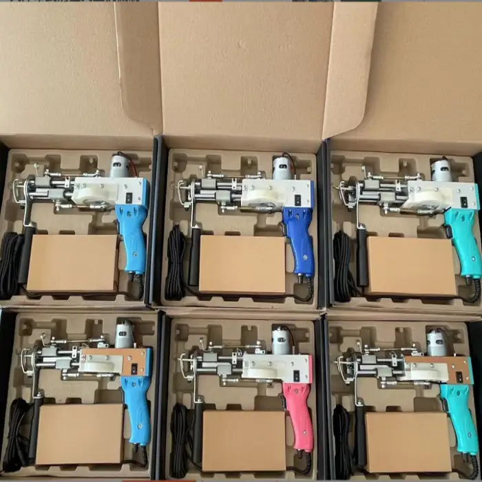 Charmkey Two-in-one Electric Tufting Gun Cut Pile and Loop Pile Rug Tufting Gun Knitting Embroidery Machine Carpet