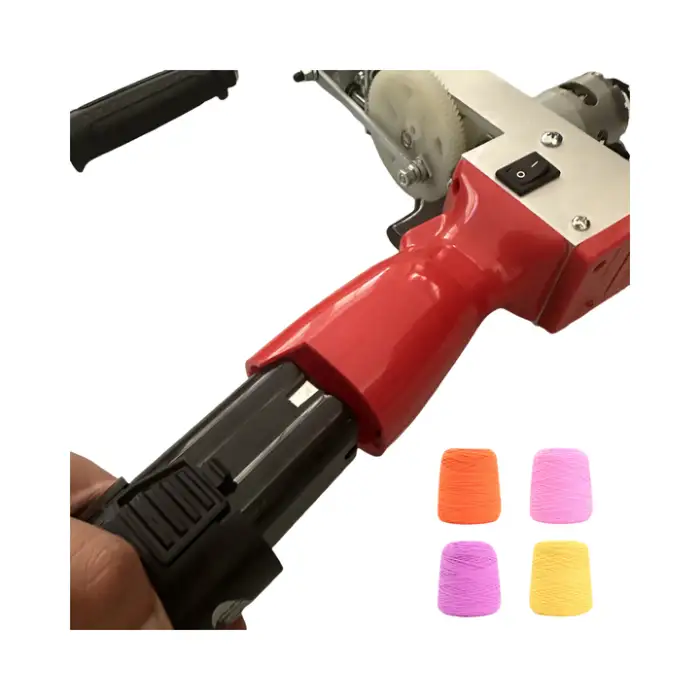Carpet Rug Weaving Machine 2 in 1 Cut Pile Loop Pile Lithium Battery Cordless Tufting Gun