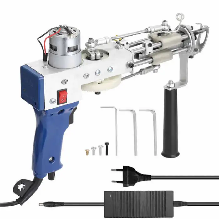 Carpet Rug Tufting Gun Electric 2 in 1 Tufting Gun Weaving Knitting Machine Tufting Gun Carpet Making Machine