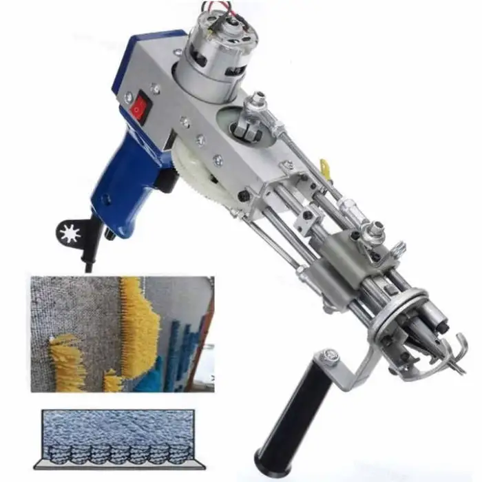 Carpet Rug Tufting Gun Electric 2 in 1 Tufting Gun Weaving Knitting Machine Tufting Gun Carpet Making Machine